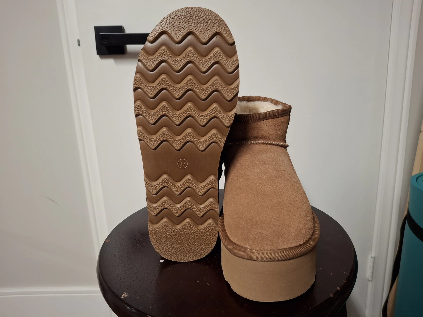 Brown Platform Boots - Size 37 - photo 5