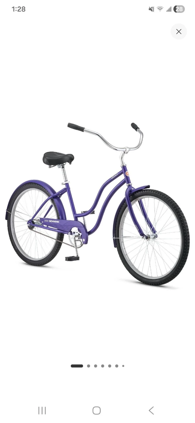 Schwinn Purple Cruiser Bicycle