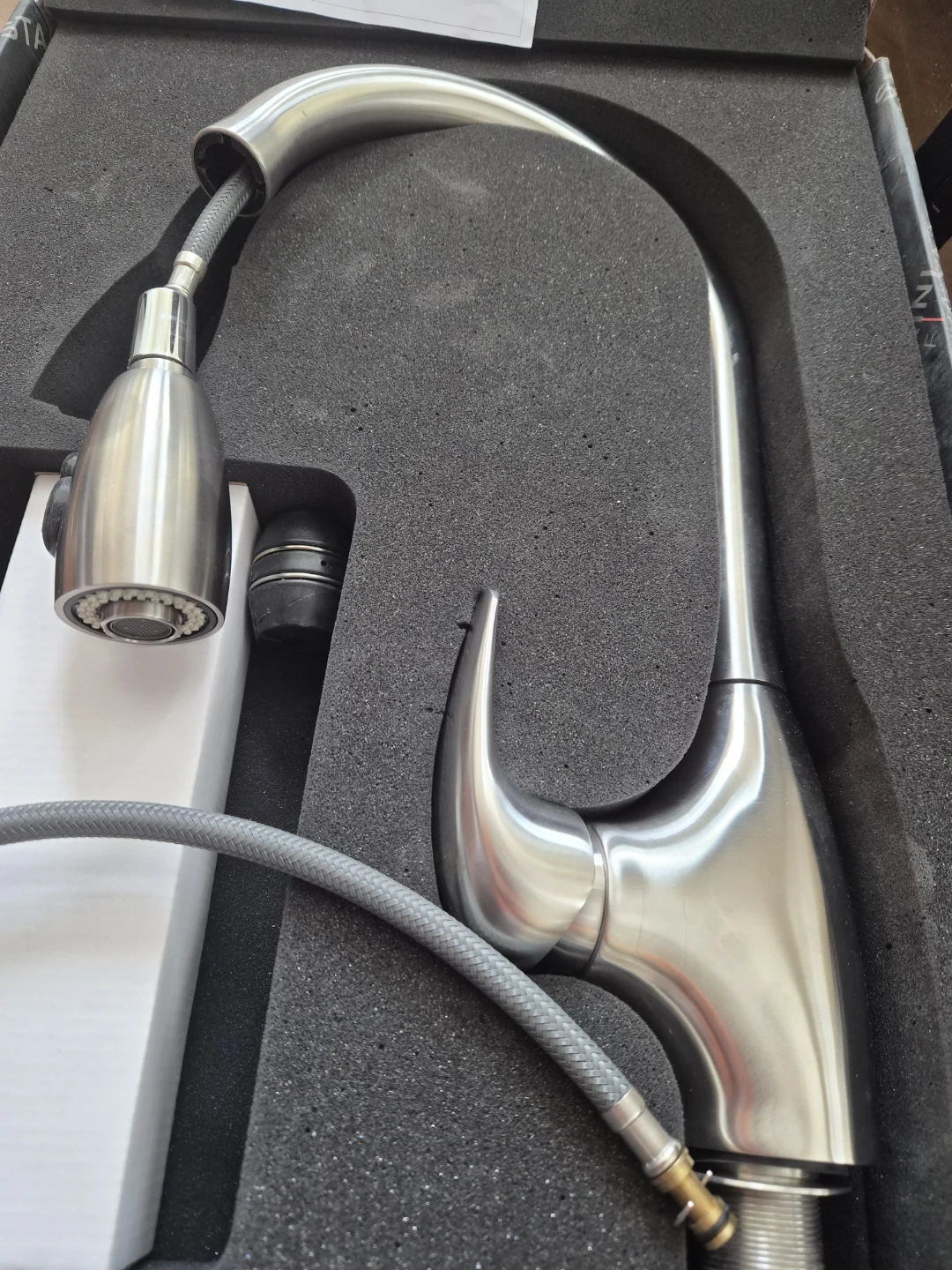 Stainless Steel Kitchen Faucet with Sprayer - photo 2