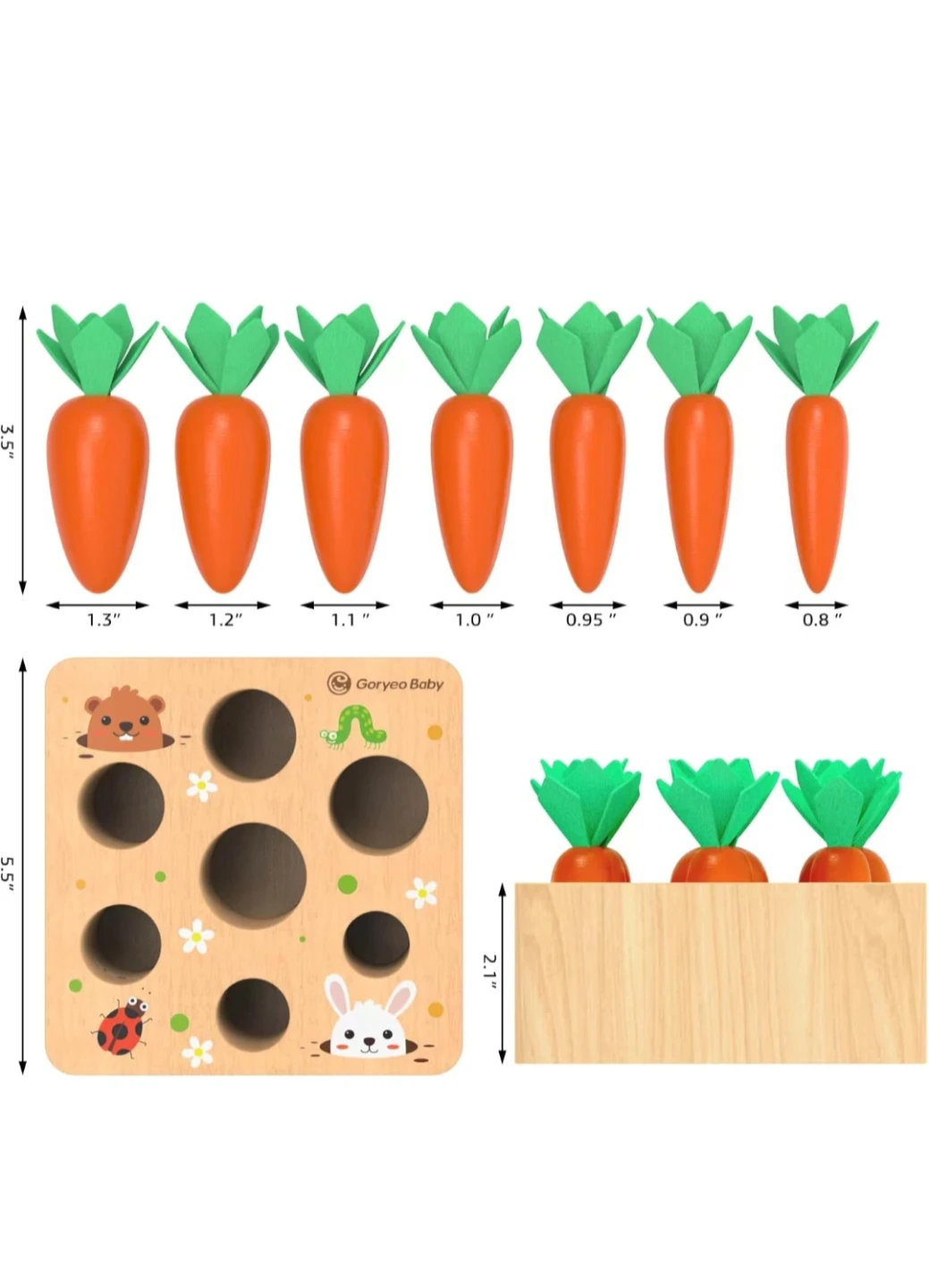 Wooden Montessori toy 🏆 - photo 4