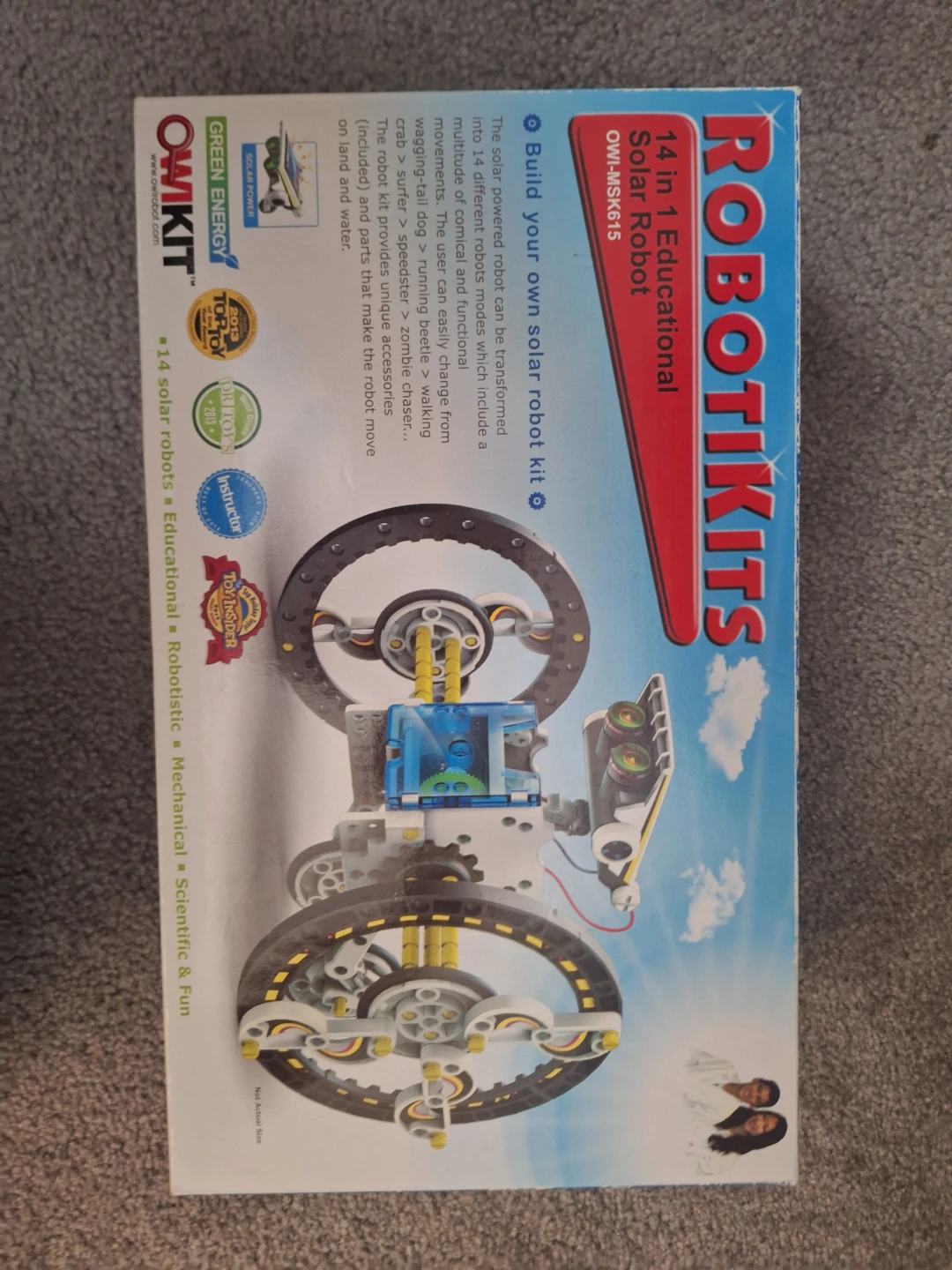 OWIKIT 14-in-1 Educational Solar Robot Kit