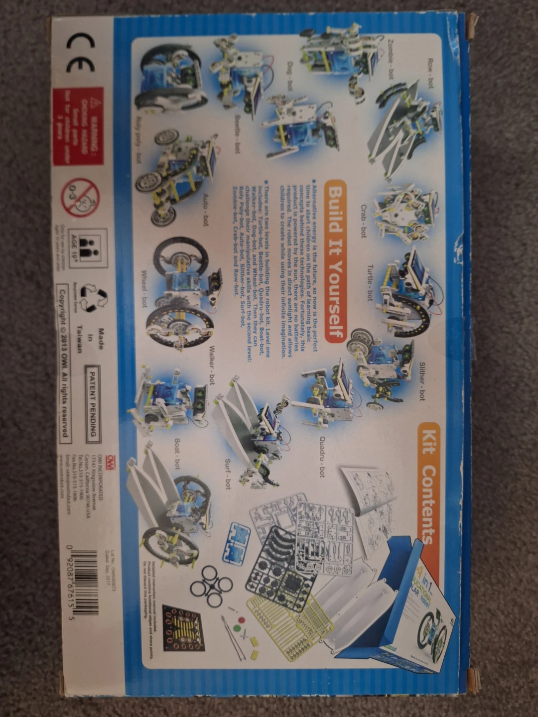 OWIKIT 14-in-1 Educational Solar Robot Kit - photo 2