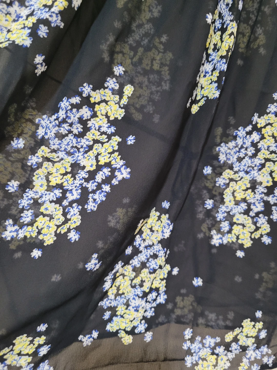 Sunny Leigh Floral Sheer Chiffon Blouse - Black, Size 2X - photo 2