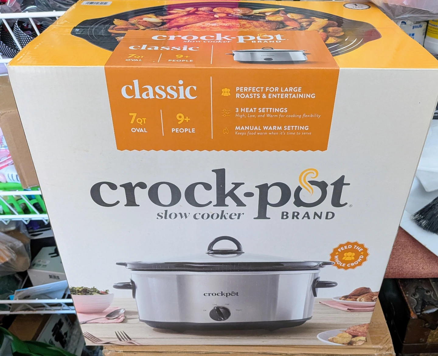 Crock-Pot Classic 7 Qt Oval Slow Cooker