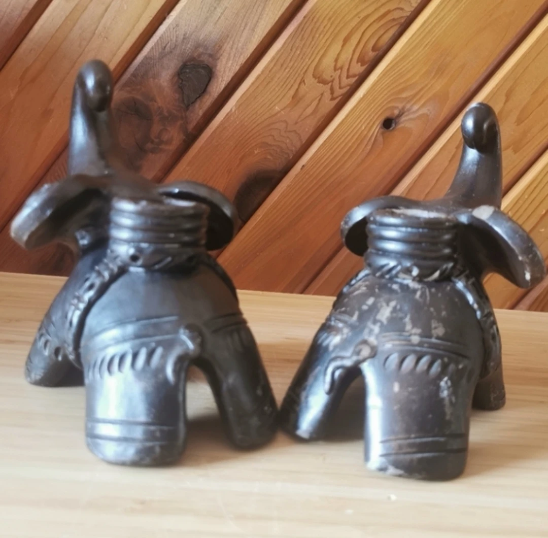 Elephant Candle Holders - photo 4