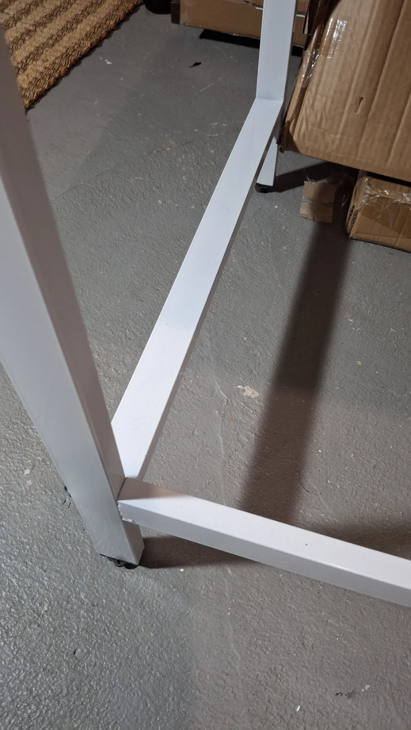 Desk with metal frame (100x70x 73cm) 🏆 - photo 3