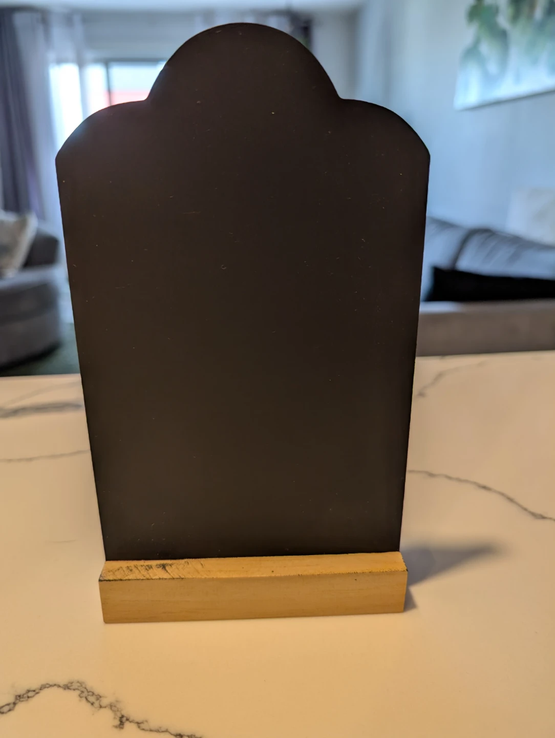 Set of 5 Chalkboard Signs with Wooden Stands - photo 2