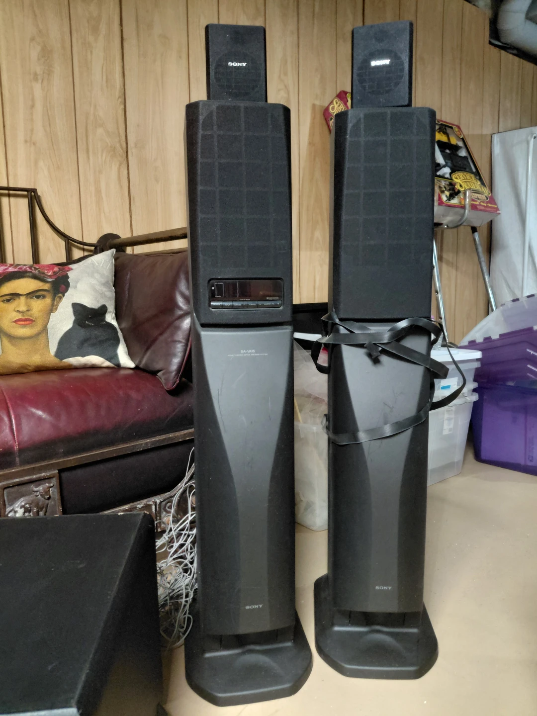 Klipsch SW-350 Subwoofer and Sony Speakers