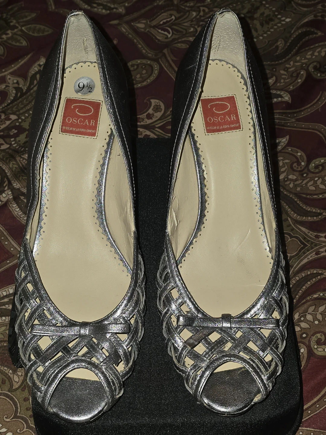 Oscar De La Renta Wedge Heels - Size 9.5