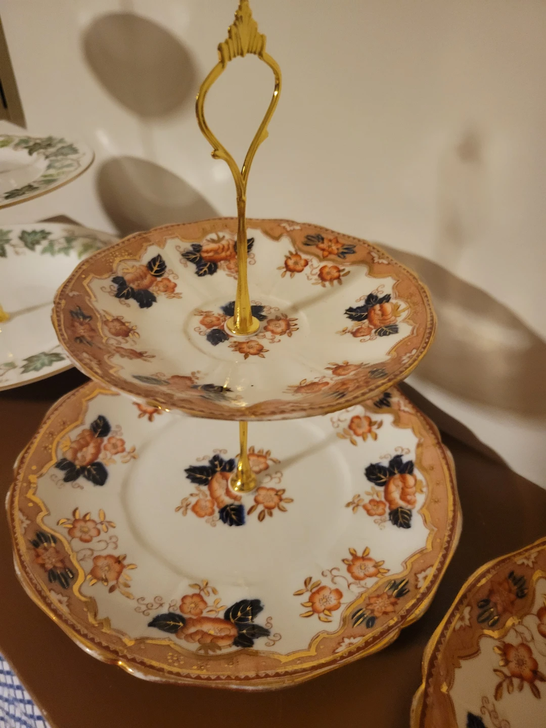 Vintage Tiered Cake Stand Serving Platters