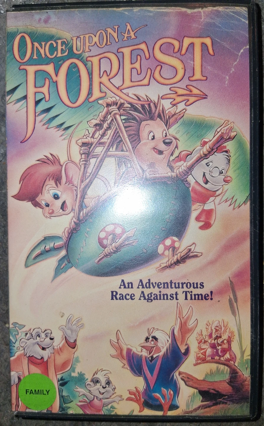 Once Upon a Forest VHS Movie
