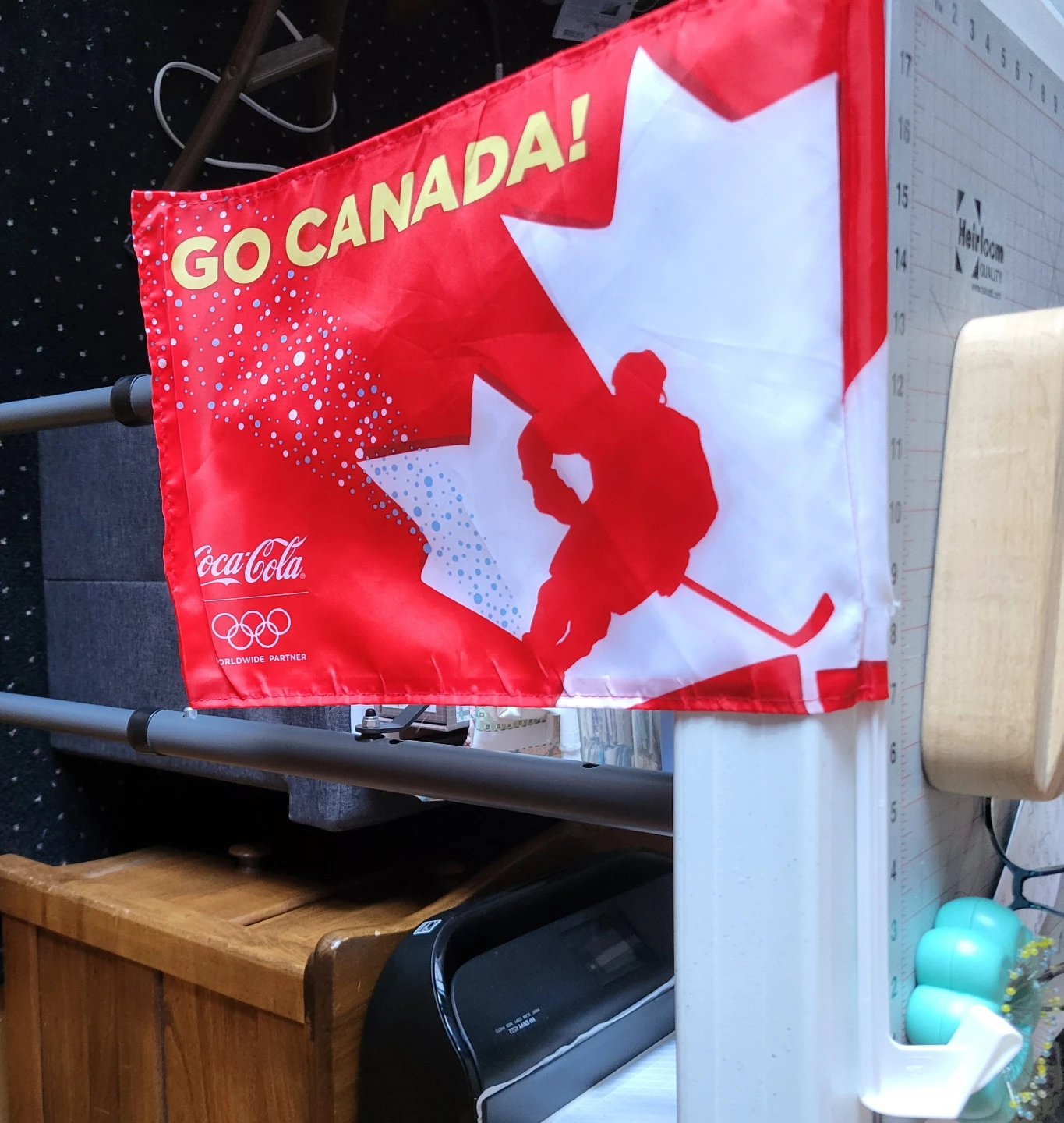 Coca-Cola GO CANADA! Hockey Fan Car  Flag - photo 2