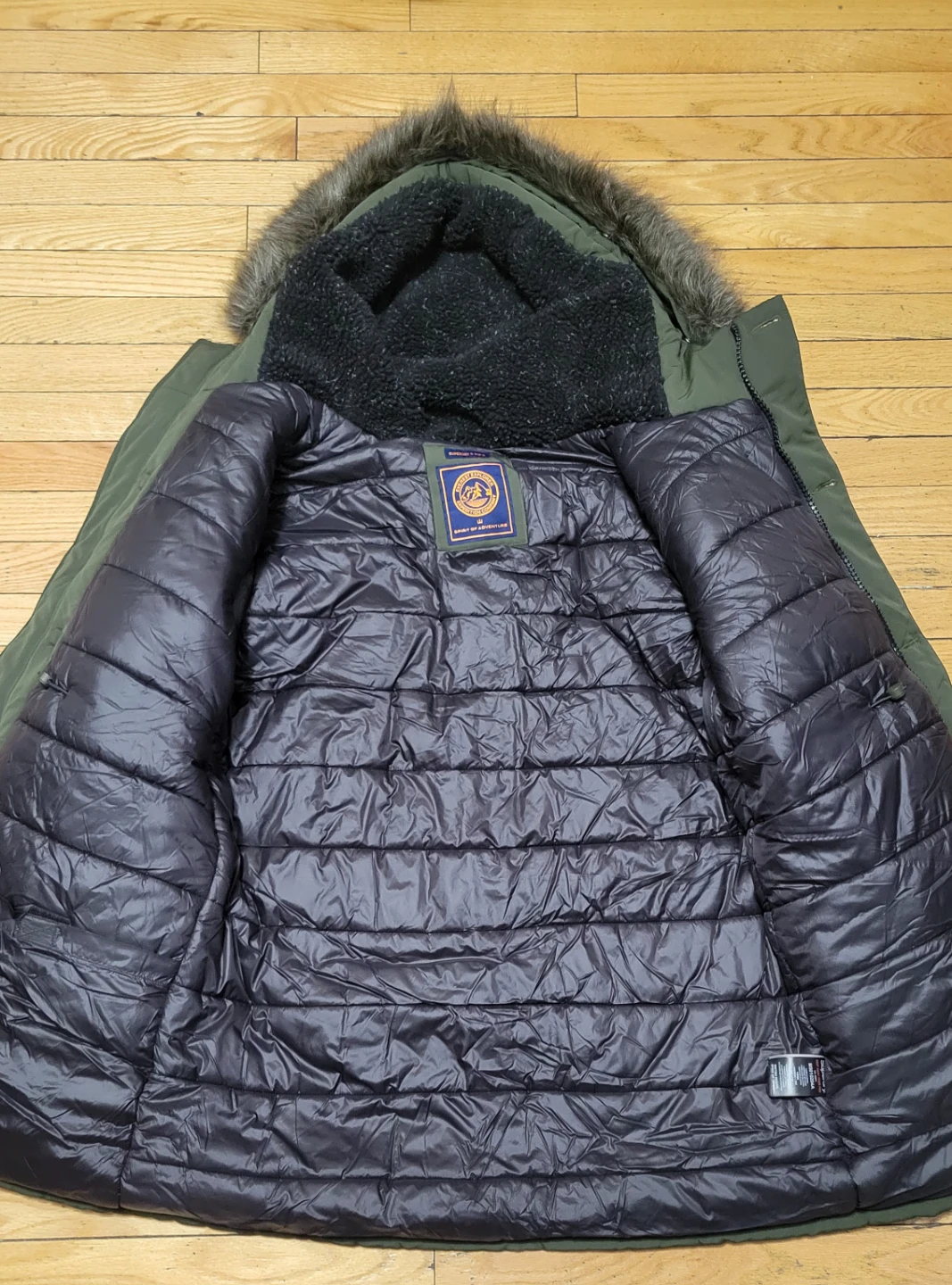 Superdry Everest Expedition Company Puffer Parka Jacket 2X - photo 2