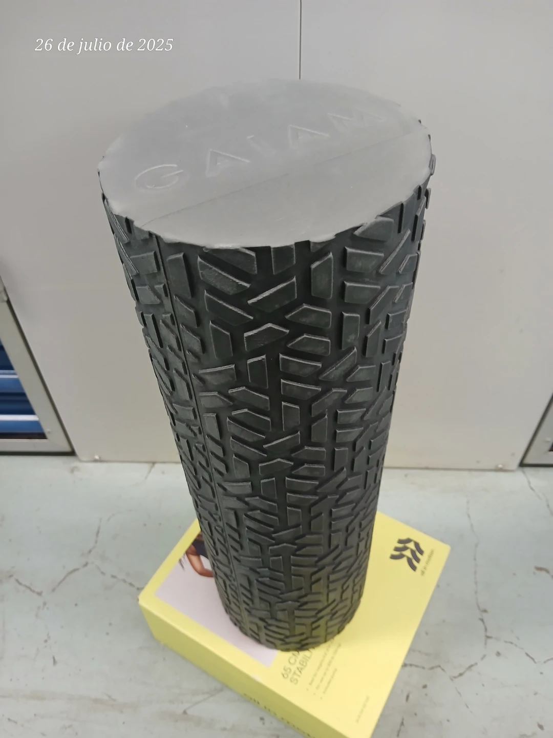 Gaiam Foam Roller for muscle repair and exercise