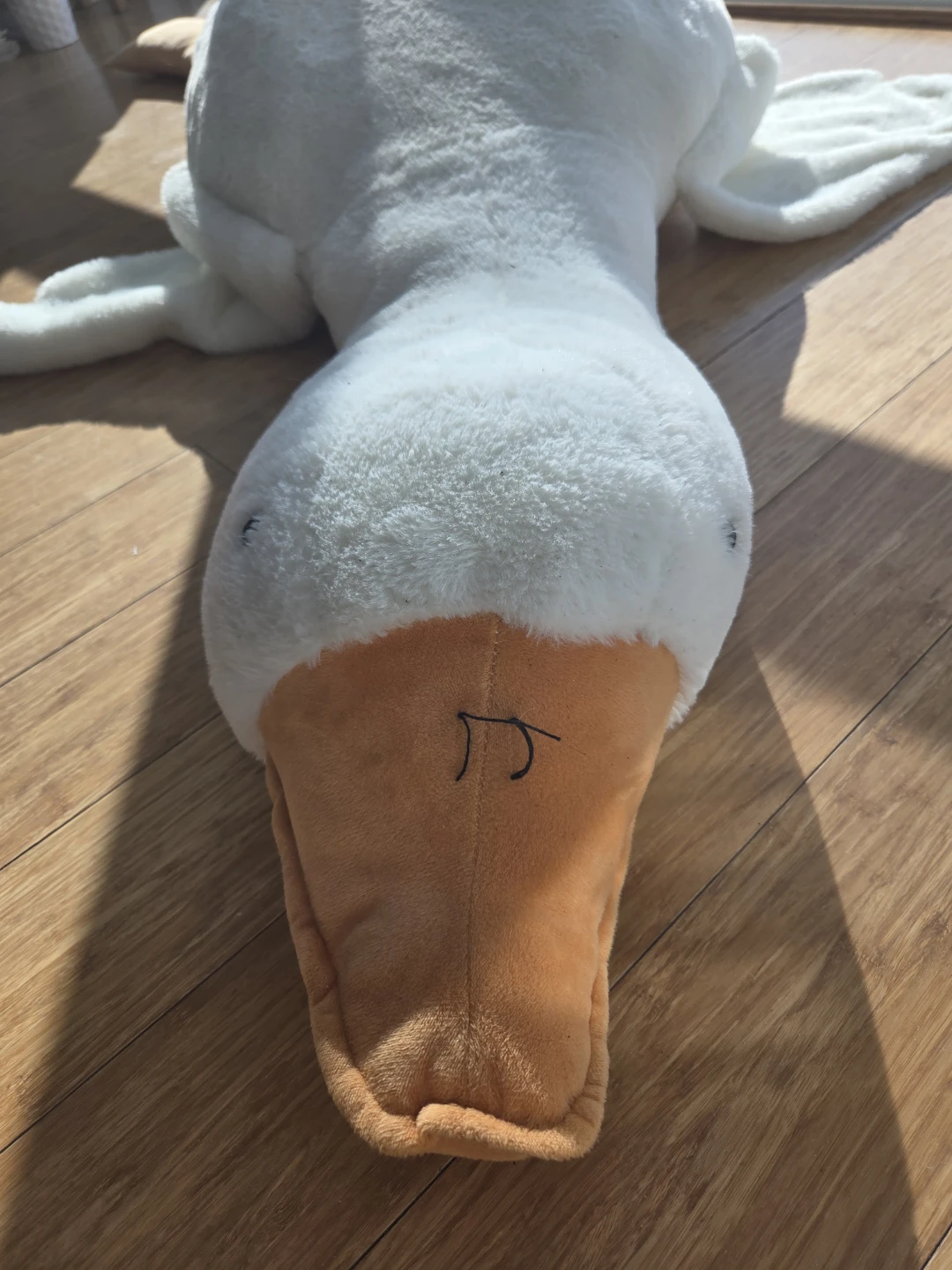 Large White Goose Plush Toy 🏆 - photo 3