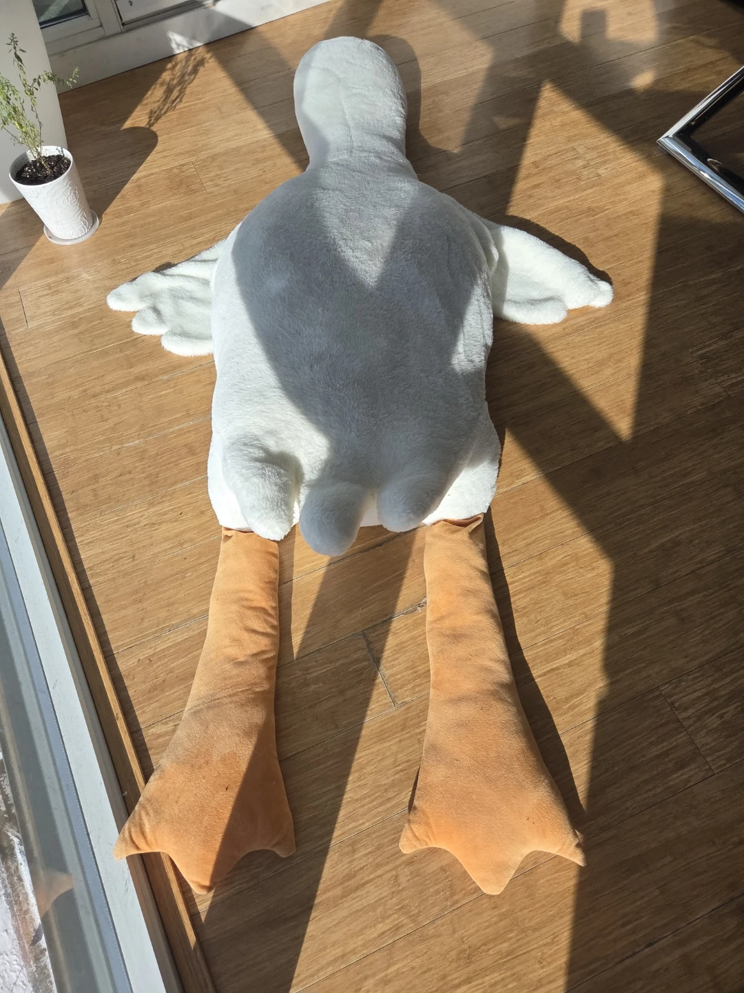 Large White Goose Plush Toy 🏆 - photo 4