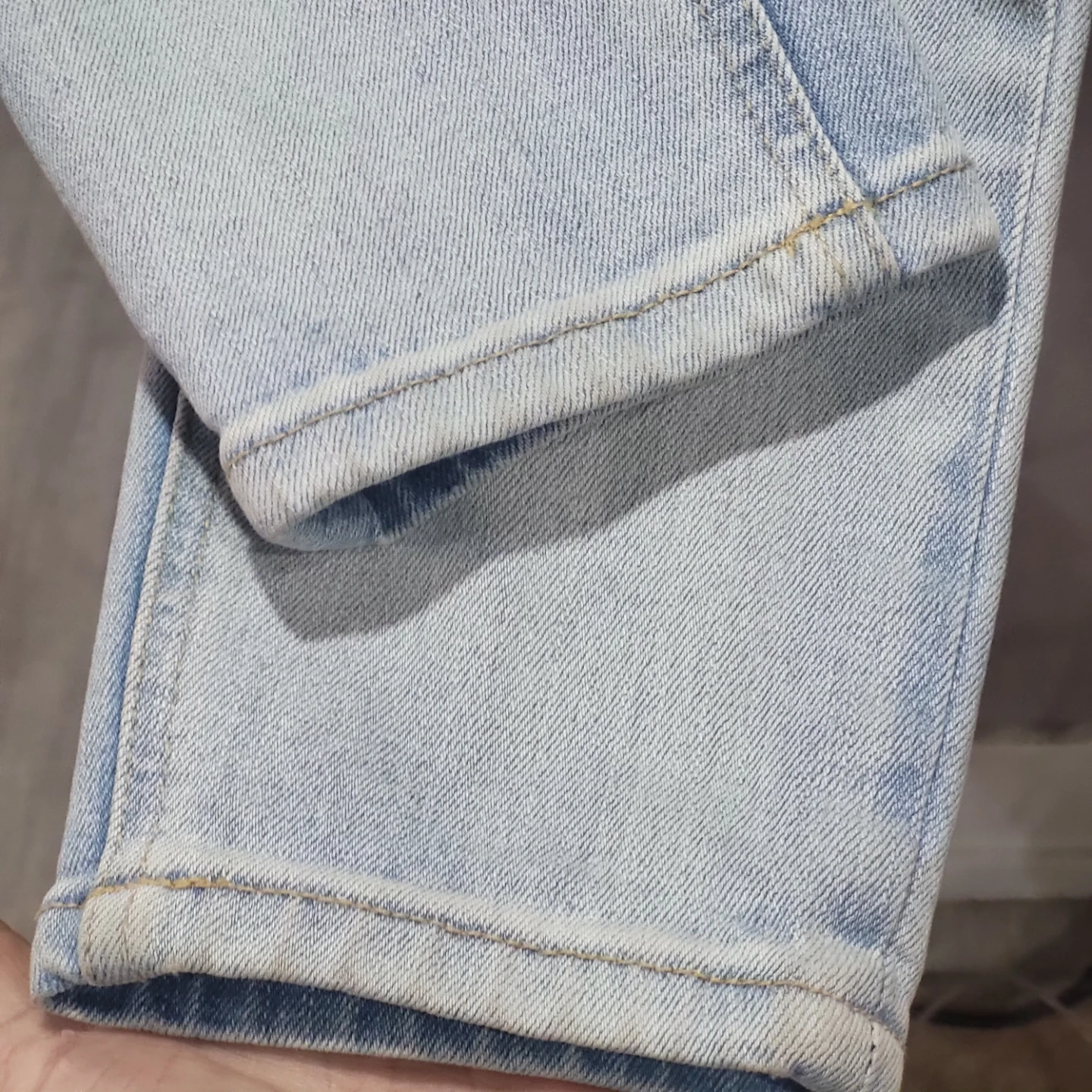 Frank And Oak Light Wash Denim Jeans Size 25 - photo 4