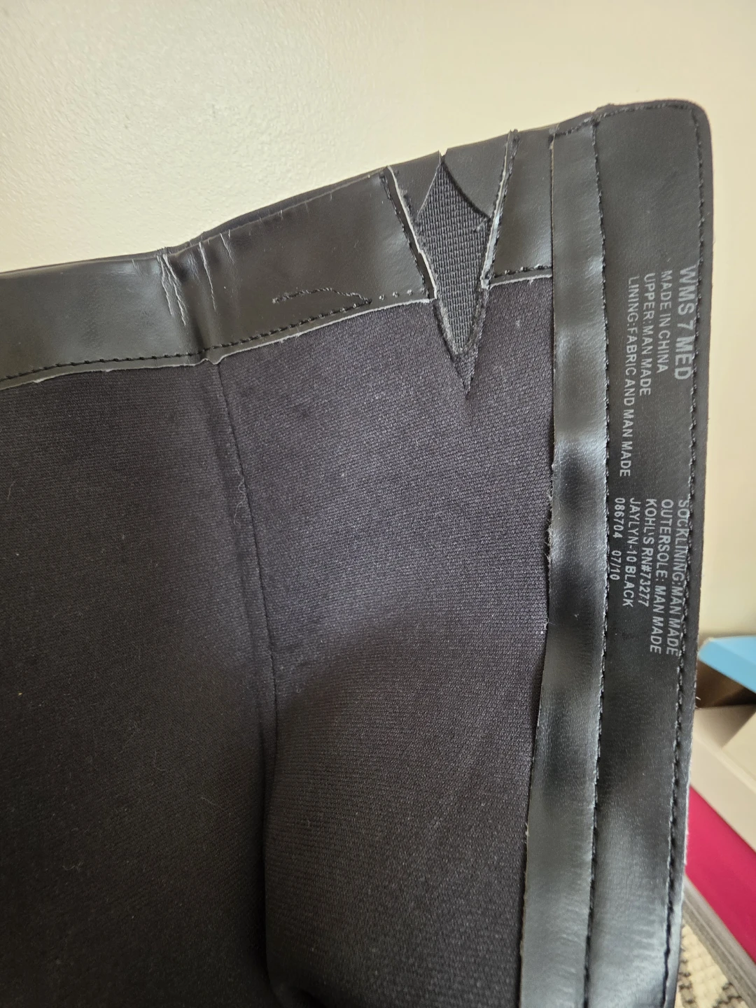 Natural Soul by Naturalizer Black Knee-High Boots Size 7 Medium - photo 5