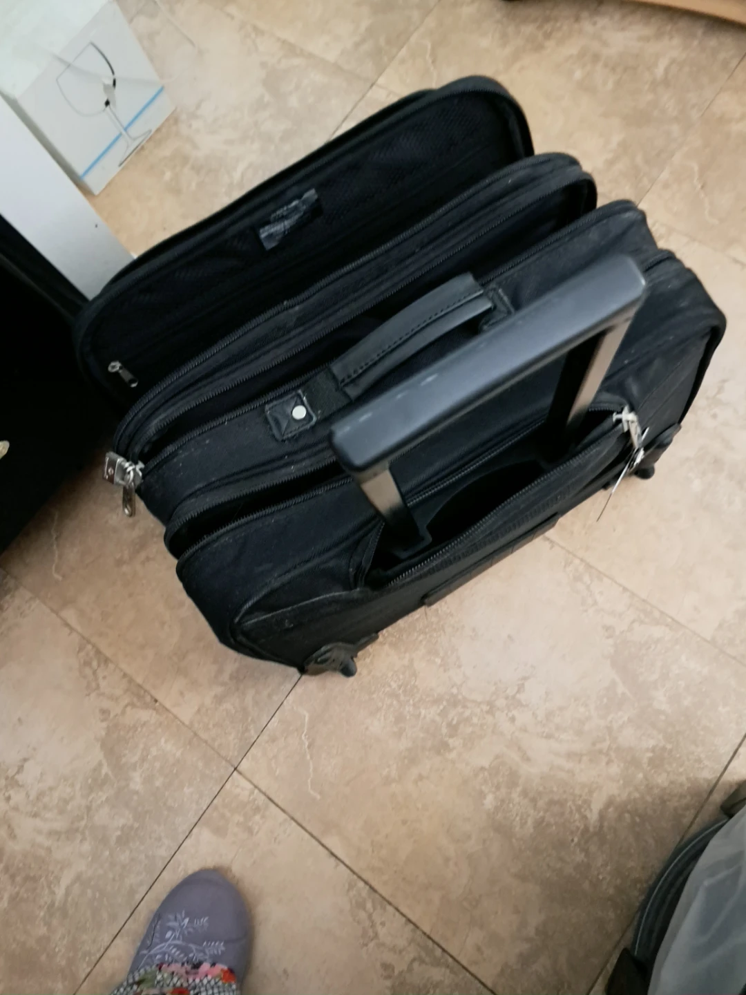 Samsonite Black Rolling Wheeled Portfolio Computer Case - photo 3