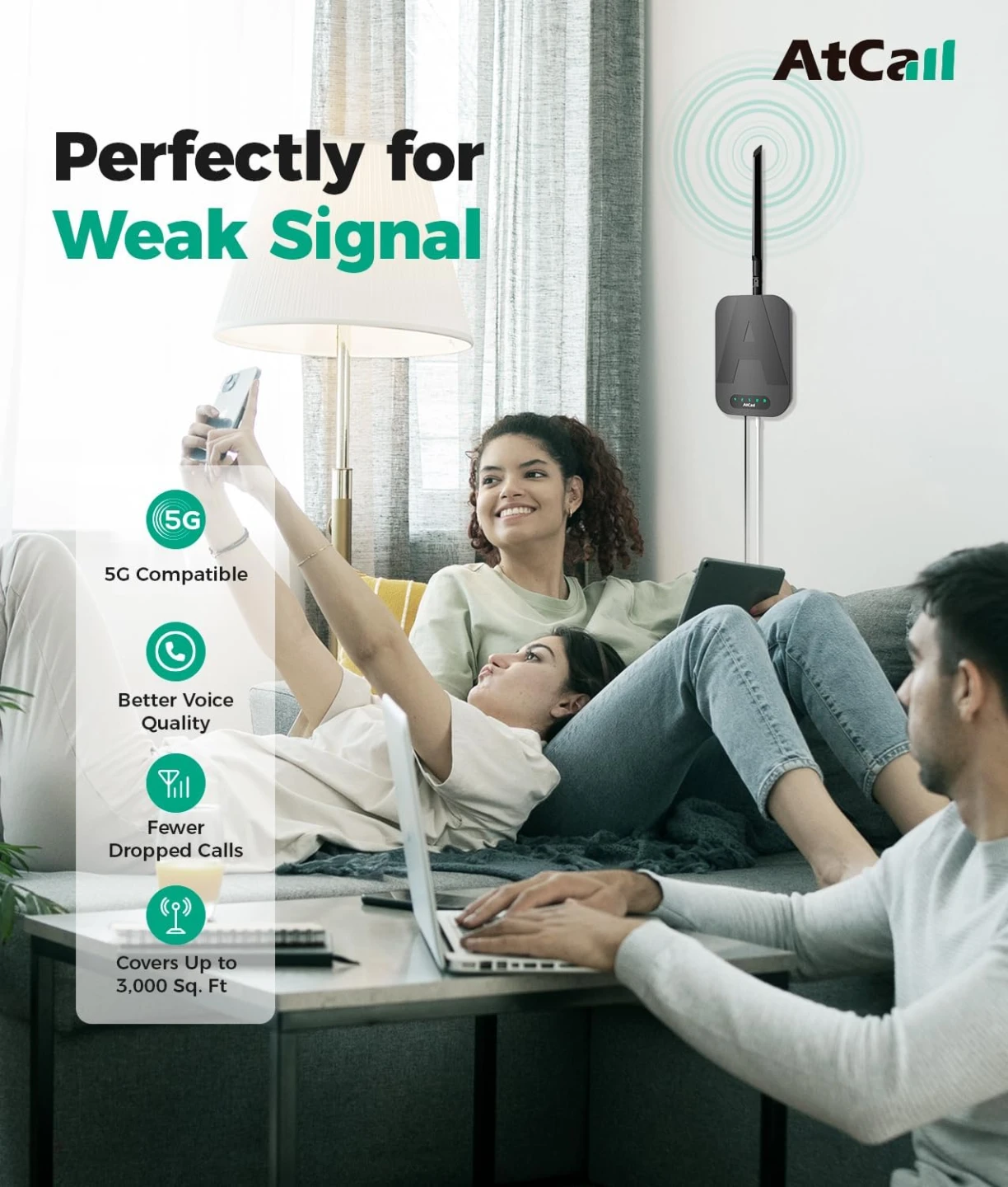 Brand New AtCall Cell Phone Booster For Sale - photo 3