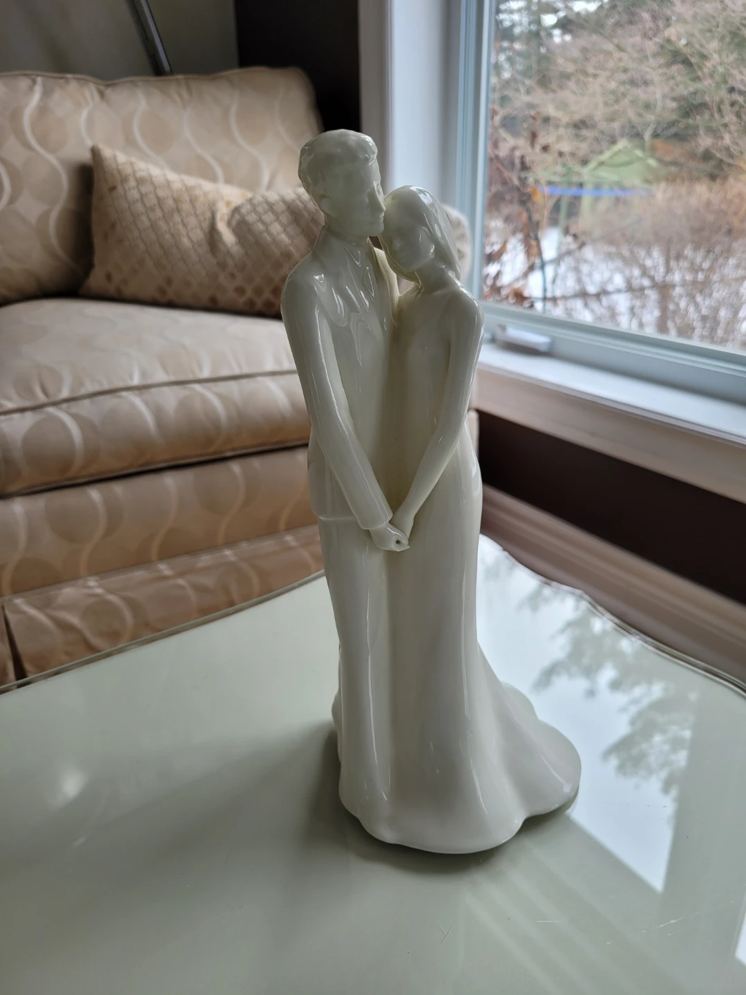 Royal Worcester Happy Anniversary Couple Figurine
