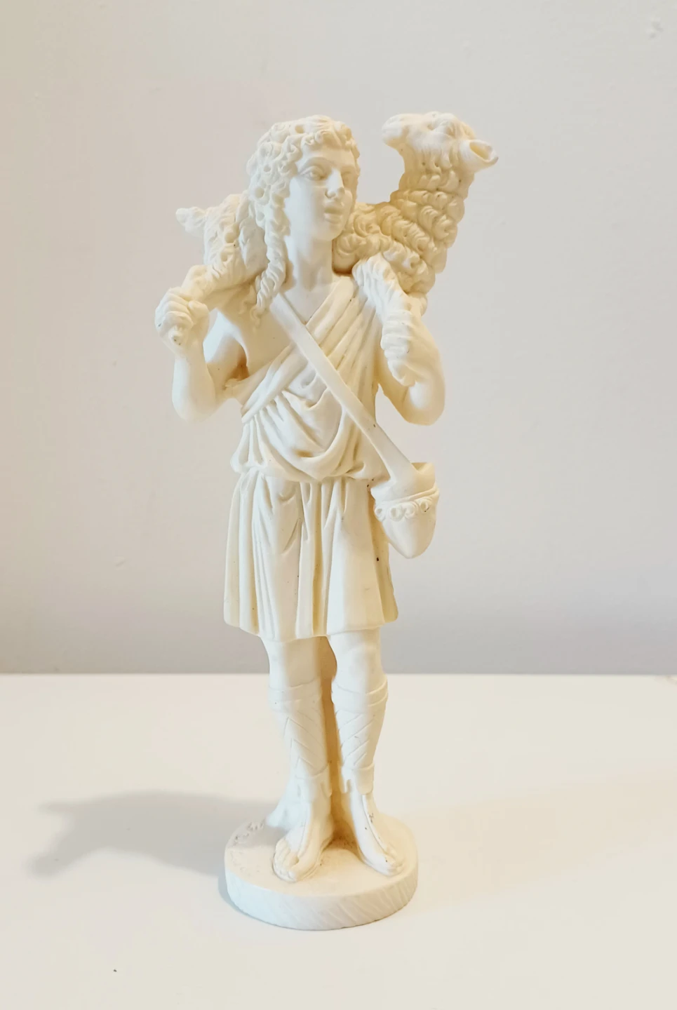 Antique A. Lucchesi Shepherd Sculpture