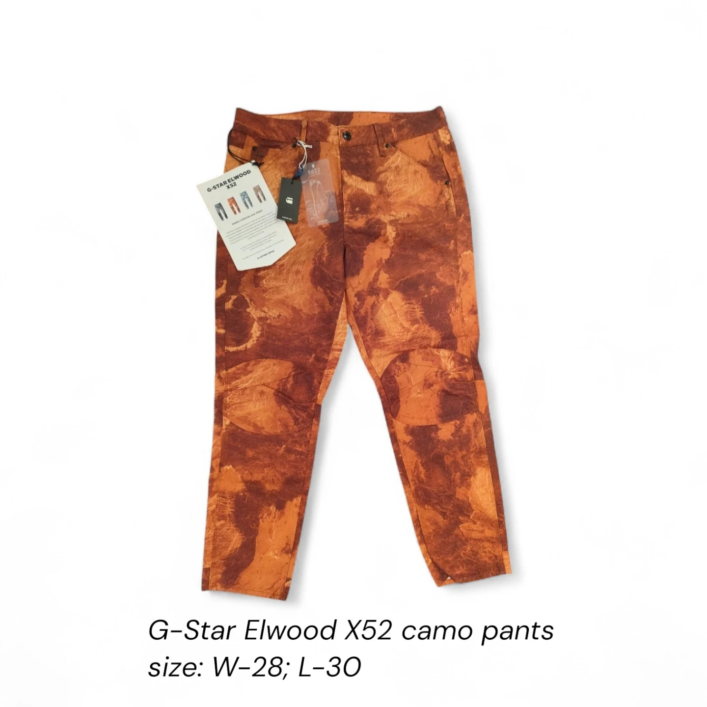 G-Star Elwood X52 Camo Pants W-28 L-30