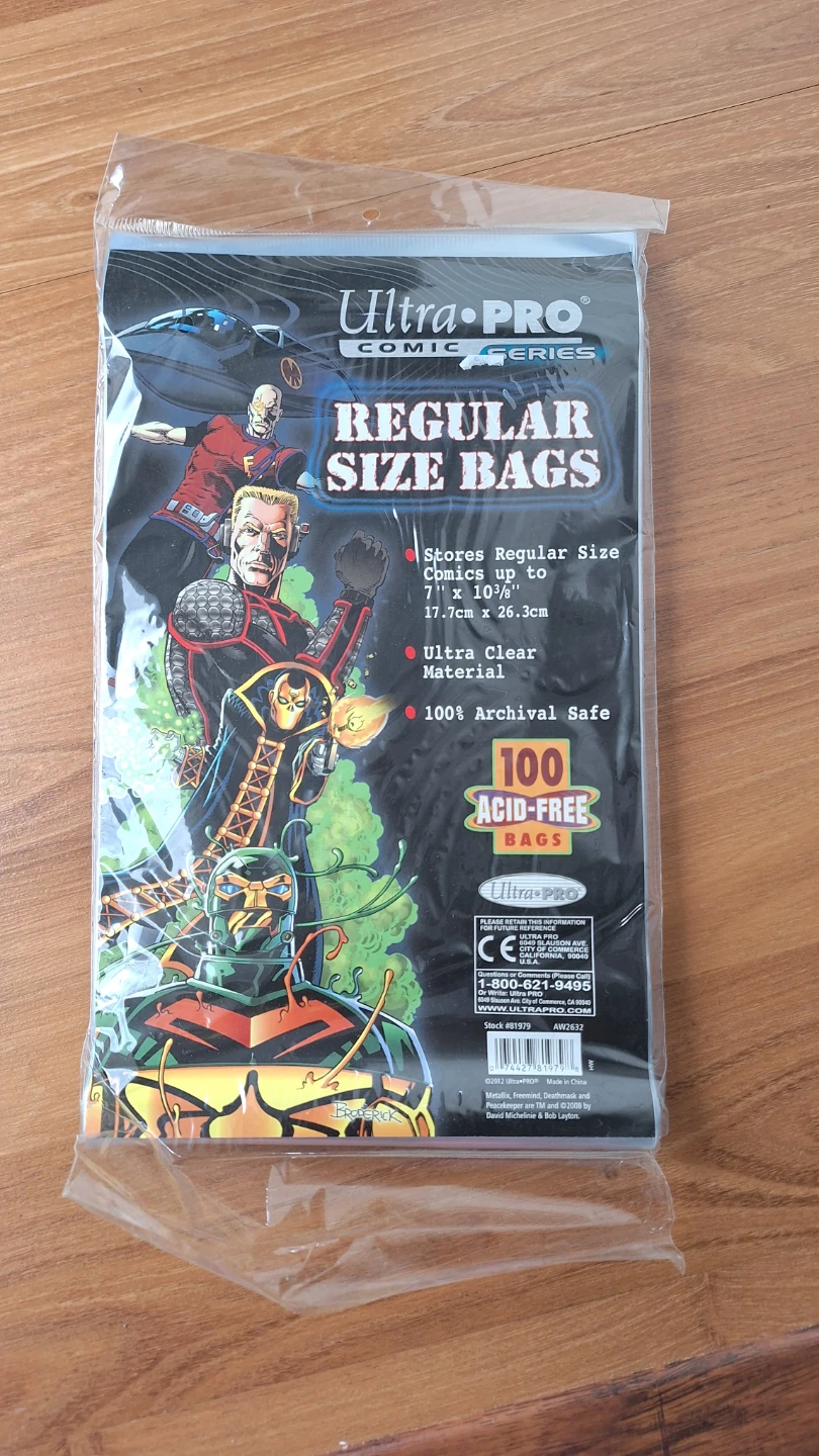 95 Count Regular Sized Ultra Pro Comic book bags