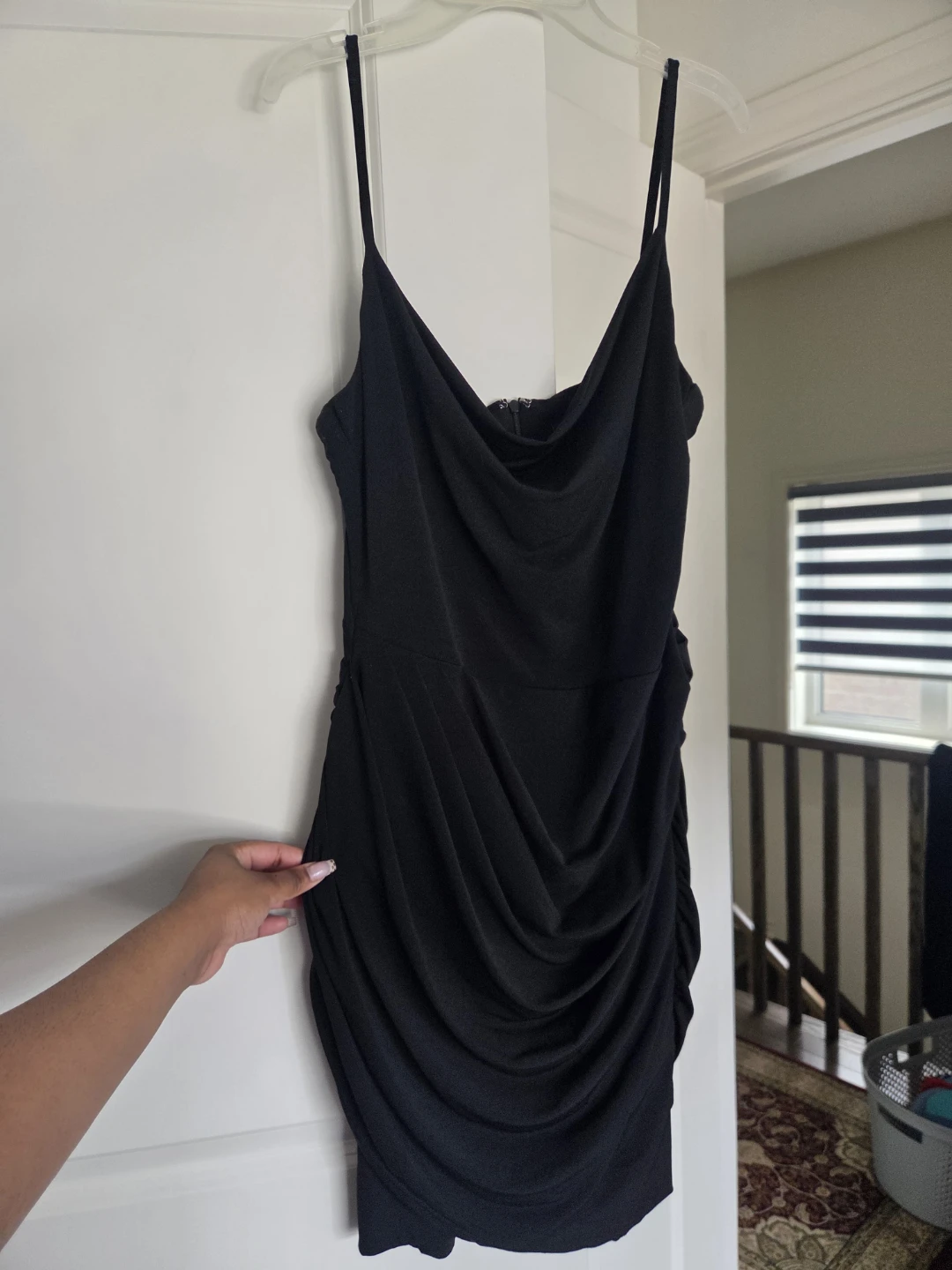 Le Château Black Ruched Dress - M/M