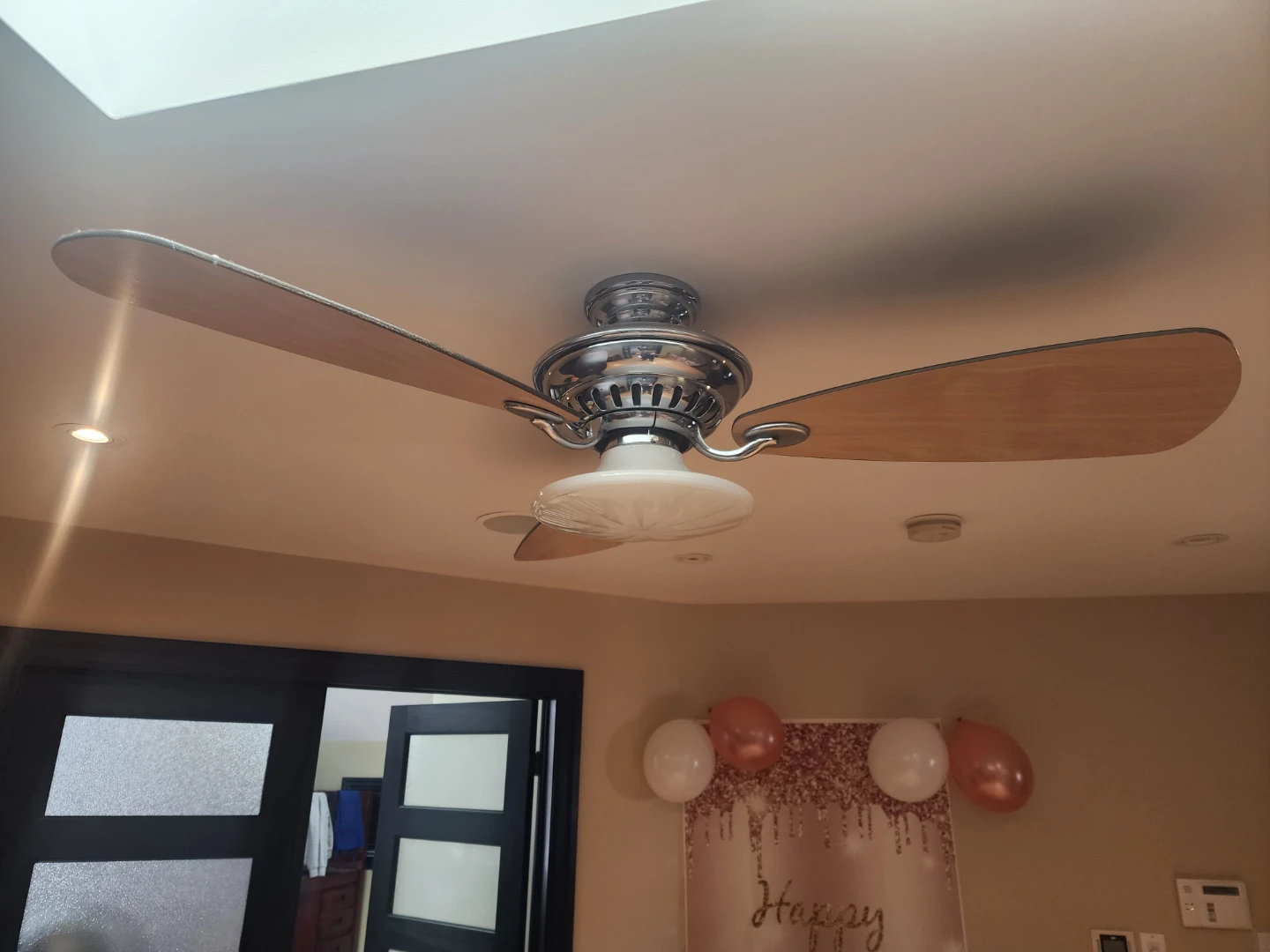 Hampton Bay Ceiling Fan with Light and Remote
