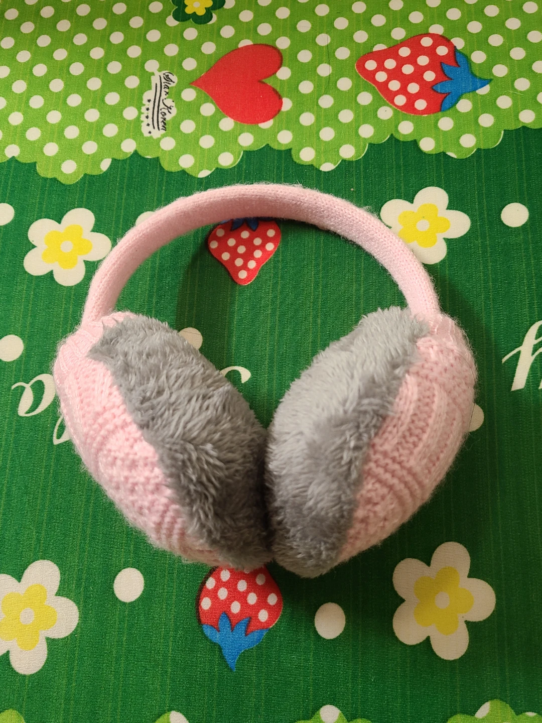 Pink Knit Earmuffs - photo 2