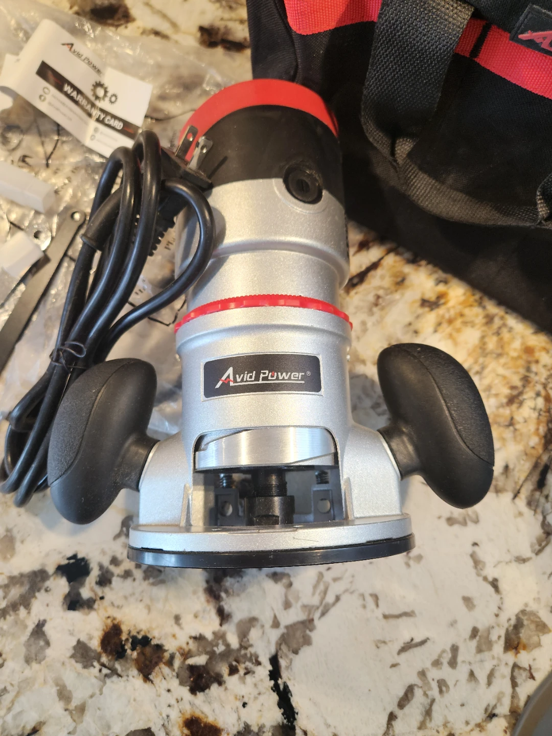 Avid Power 2 HP Fixed Base wood  Router with Bag. - photo 2