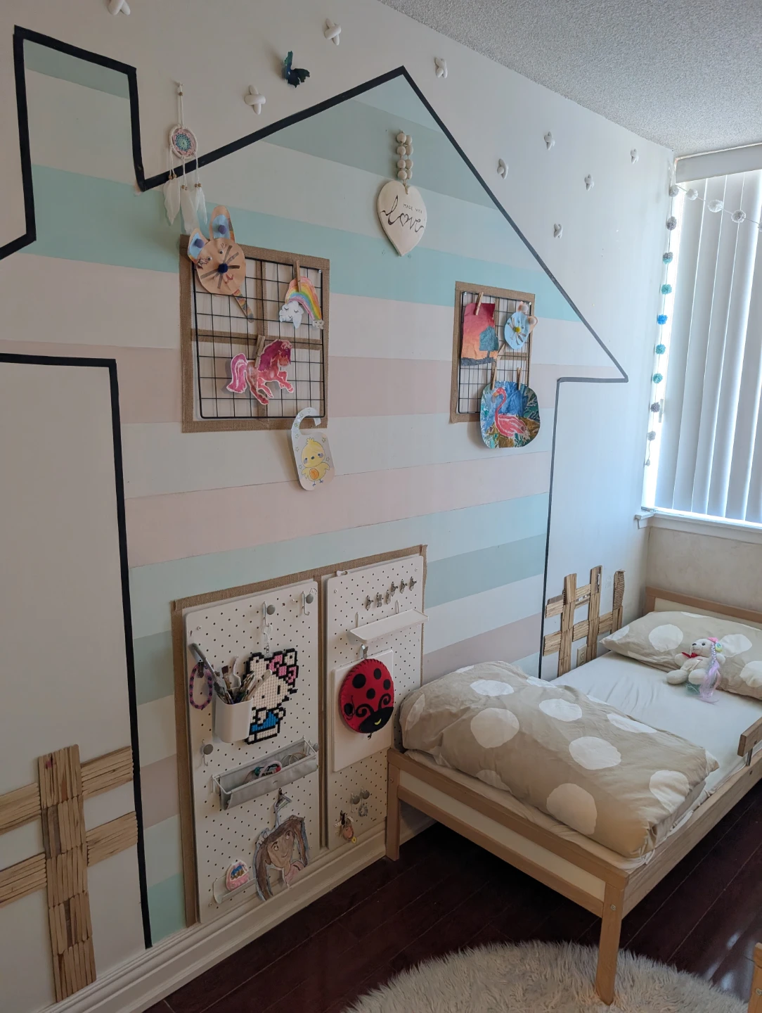 Kids' Pegboard Organizer with Accessories - photo 3