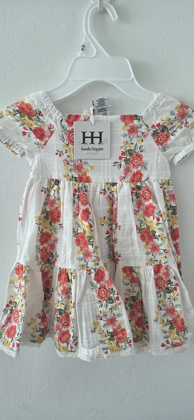 Haute Hippie Style Floral Dress 2T
