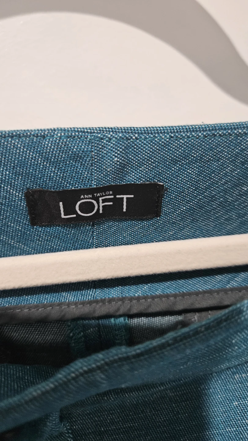 Ann Taylor LOFT Size 6 Marisa Ankle Pants Teal colour - photo 2
