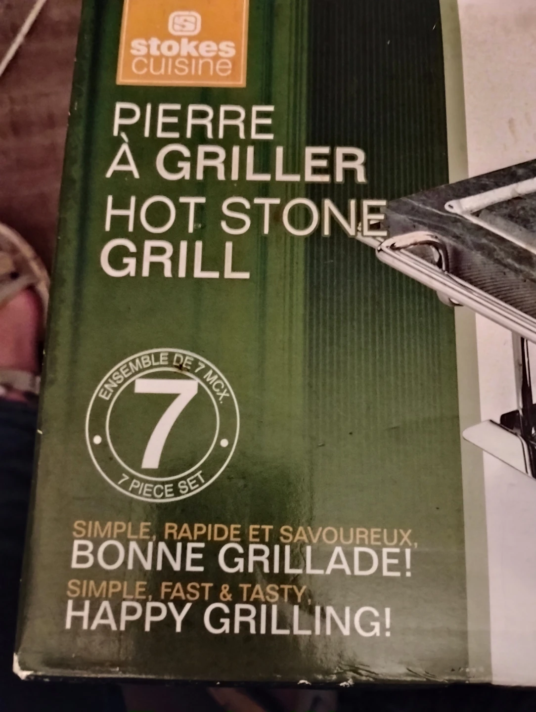 NIB!! HOT STONE GRILL - photo 2