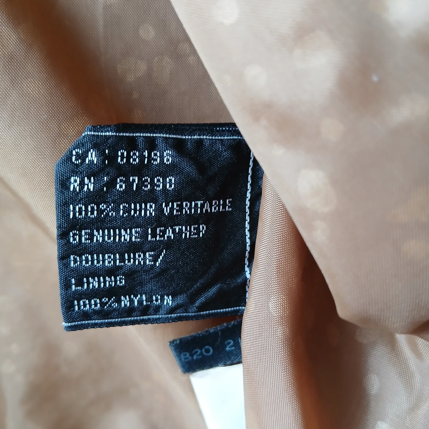 Vintage leather bomber jacket - photo 4