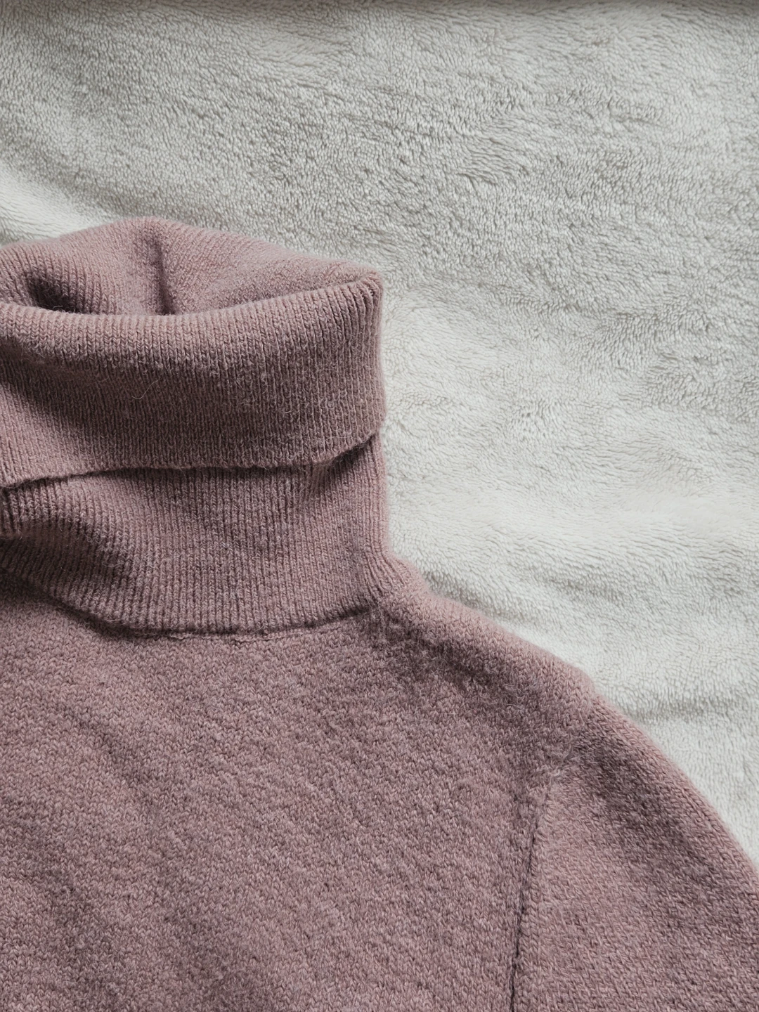 Pink Turtleneck Dress with Slit - photo 3