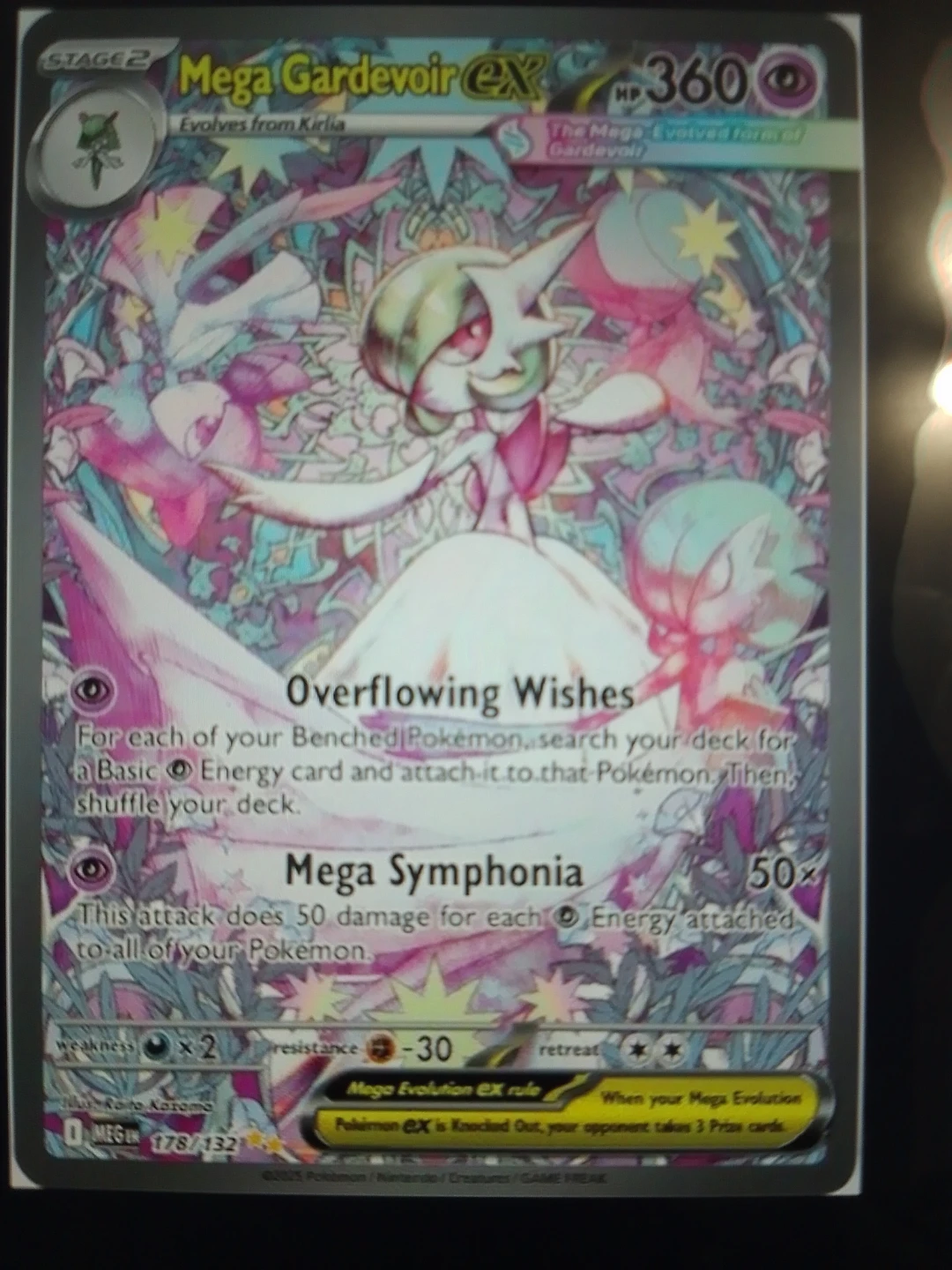 Mega Gardevoir EX - 178/132 - Full Art Ultra Rare Pokemon Card