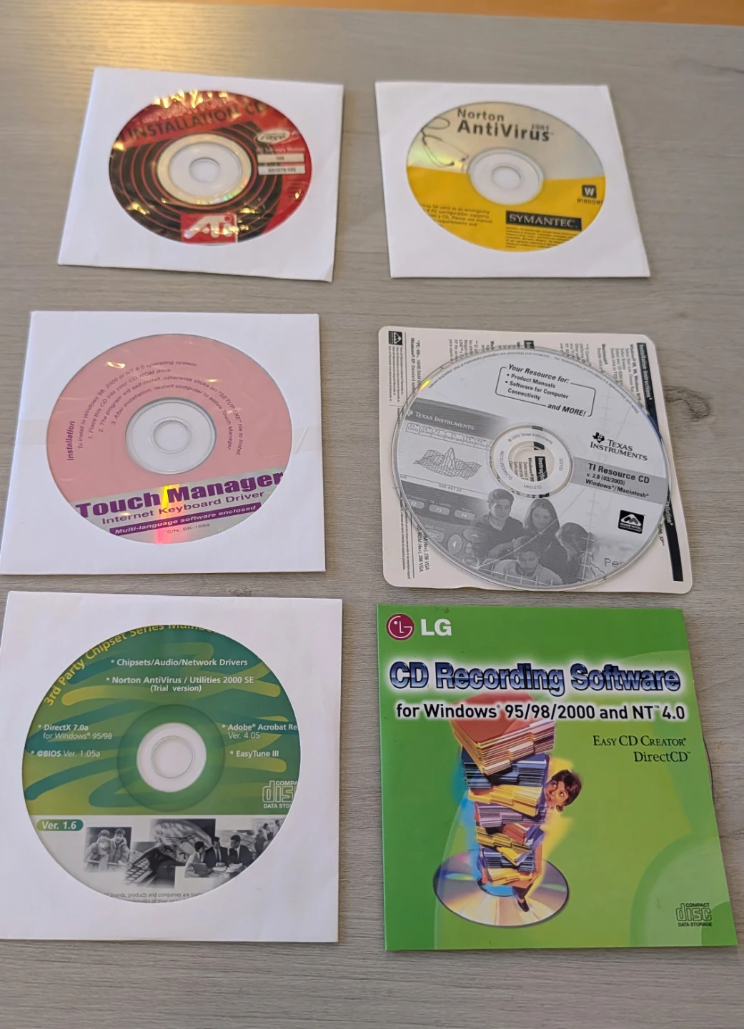 Multiple Computer Software Disks