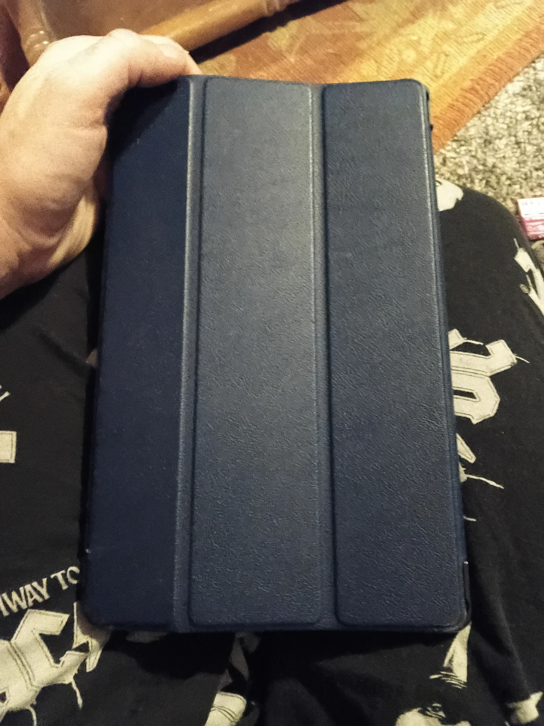 Blue Tri-fold Tablet Case