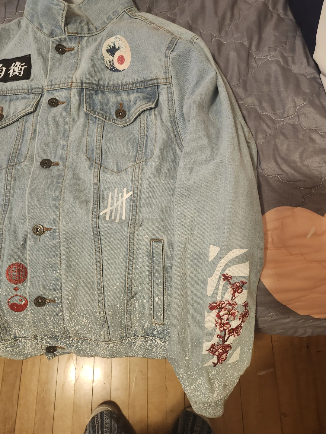 Denim Jacket - Size L - photo 3