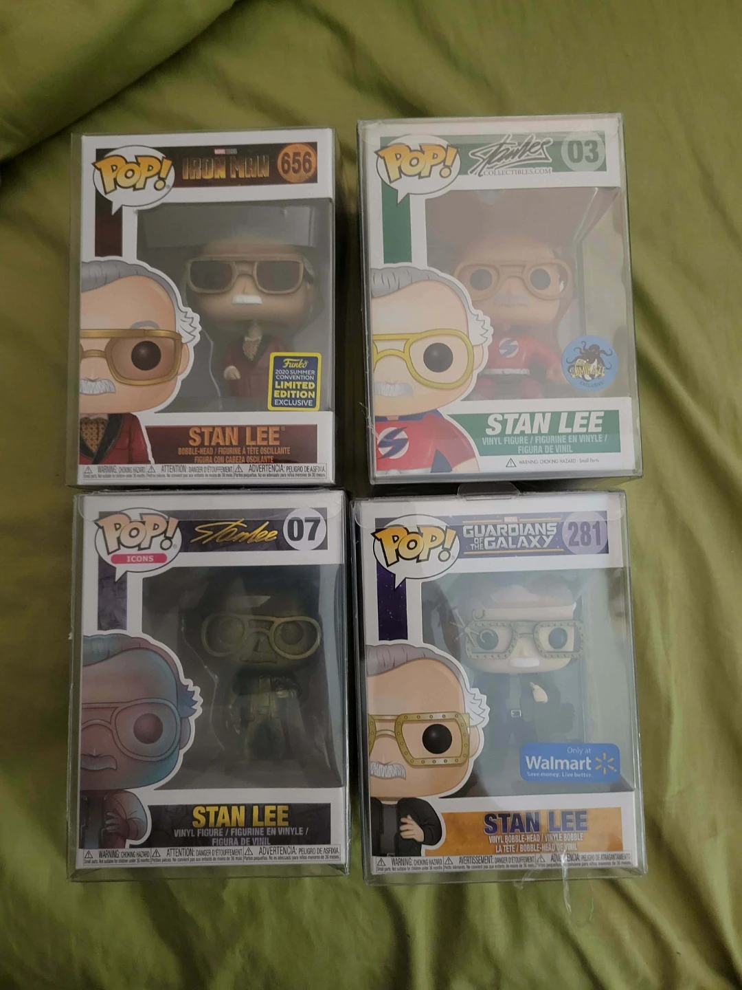 Funko Pop! Stan Lee 4-Piece Vinyl Figure Set