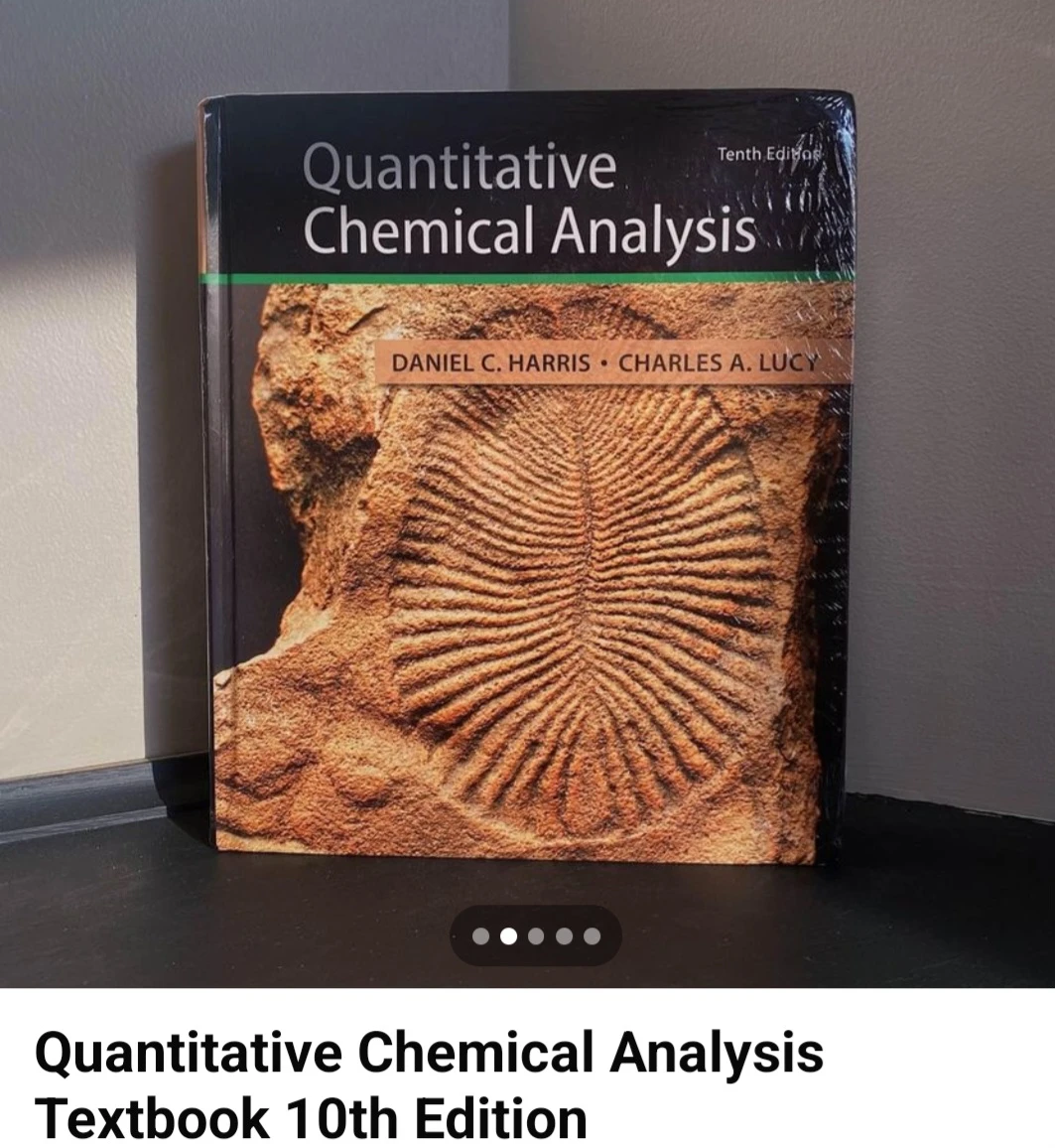 Quantitative Chemical Analysis Textbook 10th Edition