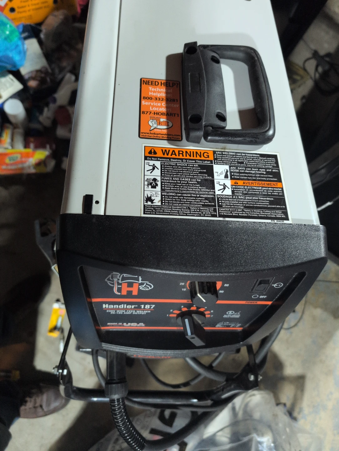 Hobart Handler 187 230V Wire Feed Welder - photo 5