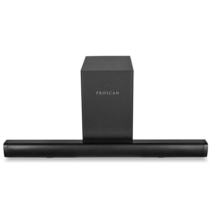 Proscan 2.1 Soundbar And Subwoofer