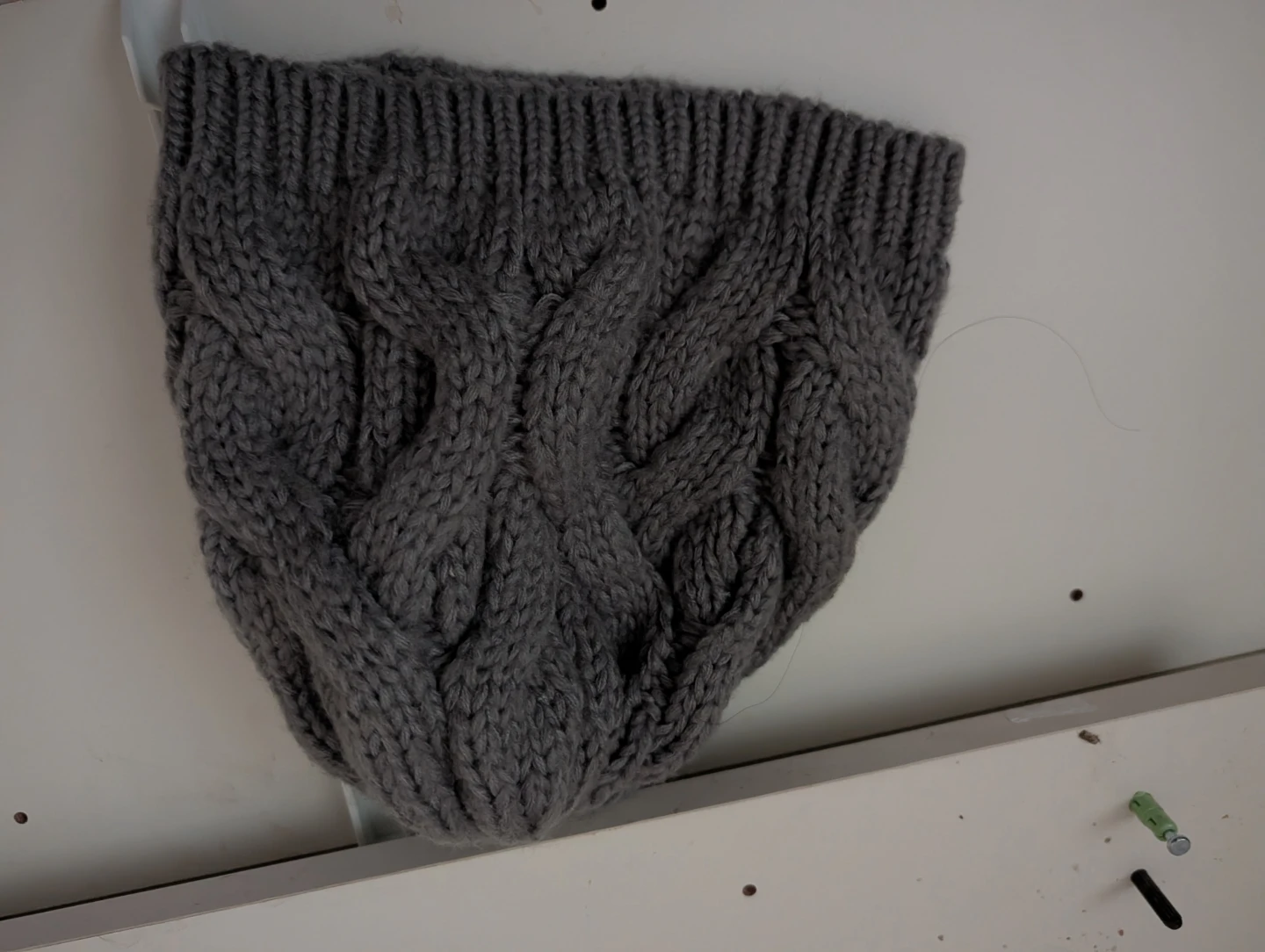 Gray Cable Knit Beanie🏆