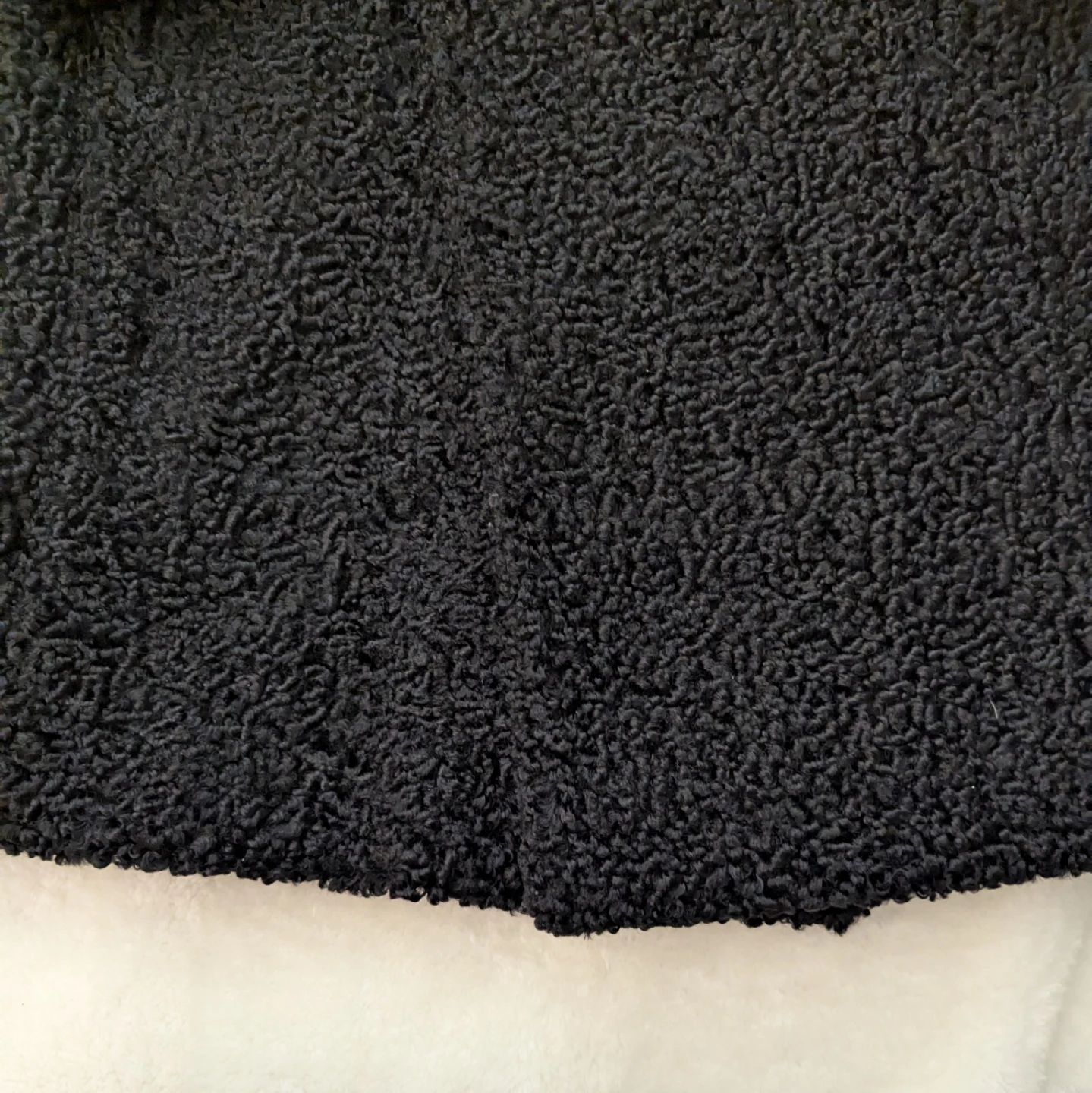 Club Monaco Black Faux Shearling Coat - XS - photo 3