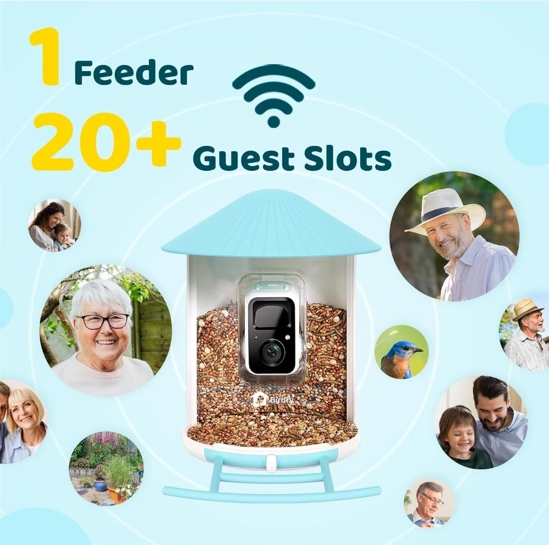 Birdfy Smart Bird Feeder with Camera and Solar Panel - photo 3