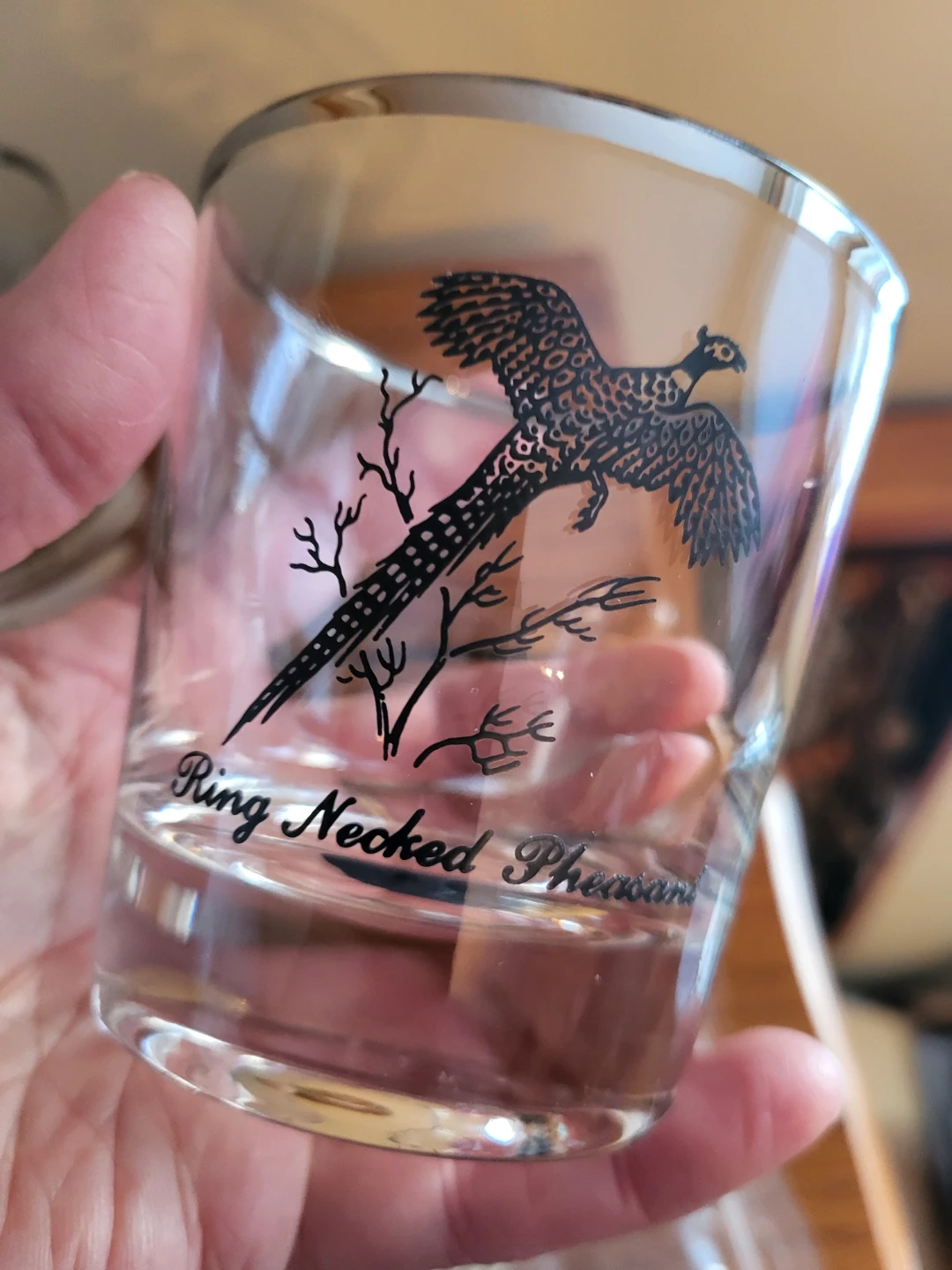 Set of 3 Vintage Whiskey Tumblers with Wildlife Prints - photo 4